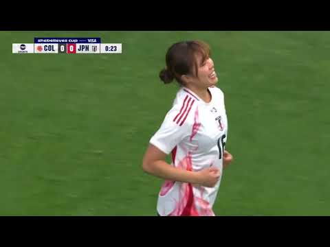 Japan vs. Colombia HIGHLIGHTS | 2025 SheBelieves Cup | February 23, 2025