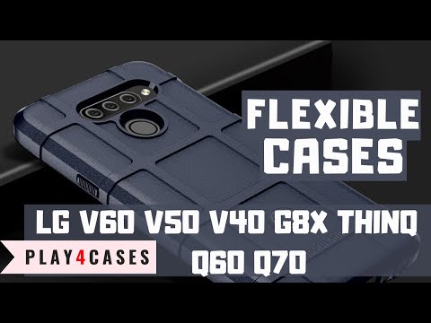 LG V60 V50 V40 G8X ThinQ Q60 Q70 Stylo 5 Shockproof Flexible Case
