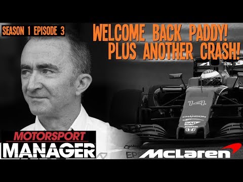 WELCOME BACK PADDY! - MCLAREN S01E03 - MOTORSPORT MANAGER F1 MOD