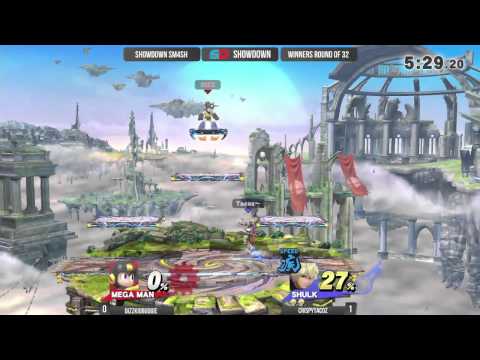 Showdown Sm4sh #3 - Winner Ro32: CrispyTacoz (Shulk) vs Dizzkidboogie (Megaman)