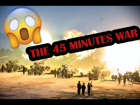 The war which ended in less than 45 minutes