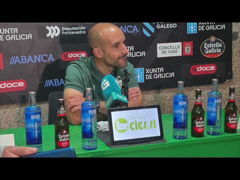 Rueda de prensa de Jandro Robles tras la derrota frente al Coruxo