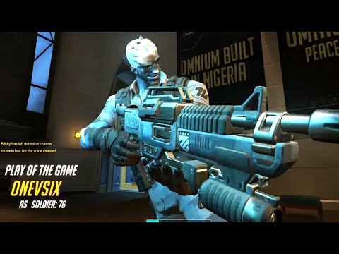 Kabaji DPS Main Soldier 76 - Insane Tracking! POTG! [ Overwatch Season 30 Top 500 ]