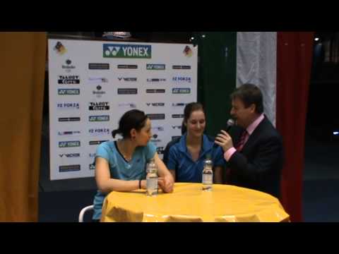 Siegerinterview Damendoppel!