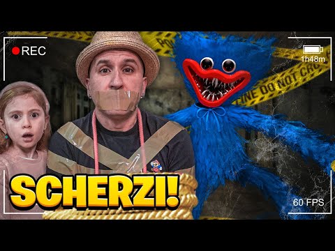 LET'S SPY ON HUGGY WUGGY WITH HIDDEN CAMERAS WHILE HE PRANKS ON US IN REAL LIFE!