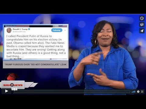 Trump furious over "Do Not Congratulate" leak (ASL - 3.21.18)