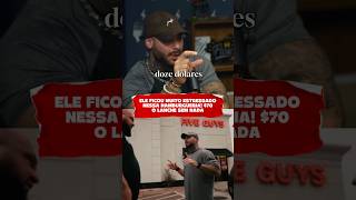 Eles pagaram $70 no hambúrguer sem nada! #academia #dieta #shape