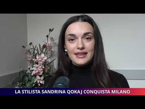 La stilista Sandrina Qokaj conquista Milano