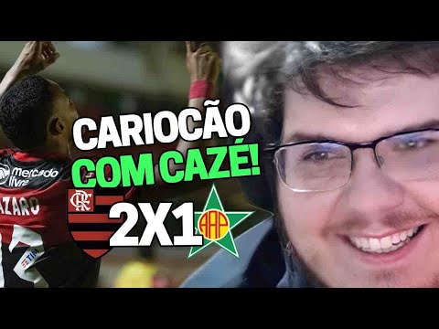 MELHORES MOMENTOS DE FLAMENGO 2X1 PORTUGUESA PELO CARIOCA 2022 -  LIVE DO CAZÉ | Cortes do Casimito