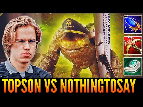 TOPSON  TINY vs NOTHINGTOSAY  DEATH PROPHET On Mid | TOPSON Rush First Item Aghanim Scepter | Dota 2