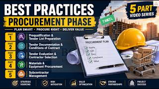 TA - Best Practices - Phase 3 - Procurement Phase - 1. Prequalification & Tender List Preparation
