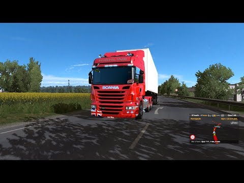 Euro Truck Simulator 2 mapa Eldorado viajando com  scania r420