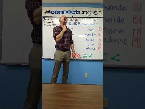 Connect English Pronunciation Telephone Video, Volume 14 - Pacific Beach Campus