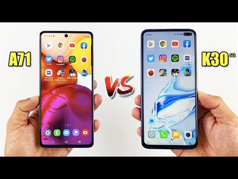 Samsung A71 vs. Xiaomi Redmi K30 5G-Geschwindigkeitstest