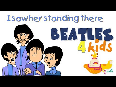 Beatles Cartoon - I Saw Her Standing There (dublado)