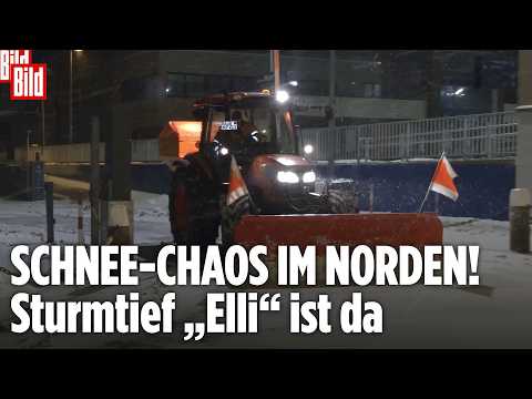 STURMCHAOS IM NORDEN DEUTSCHLANDS. Der Winter ist da! Minus Temperaturen, Schnee und Lebensgefahr