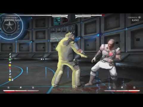 Johnny Cage Stunt Double 55% 63% corner combo 1 bar