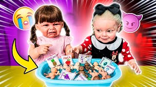 ROTINA DA NOITE COM 10 MINI BEBÊS REBORN E O DRAMA DA OLÍVIA NO ANIVERSÁRIO! 🎂🍼