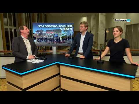 RaadspleinTV  - Bas de Ruig & Jesslin Padmos over de Stadsschouwburg in Velsen