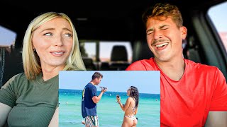 FIANCÉ REACTS TO ME PICKING UP GIRLS 2!!