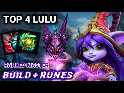 Wild Rift Top 4 Lulu - Master Full Ranked