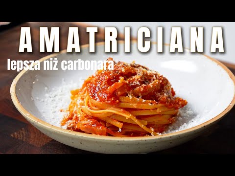 Makaron lepszy niż Carbonara! - Pasta all'Amatriciana
