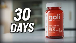 I Tried Goli Apple Cider Vinegar (ACV) Gummies for 30 days