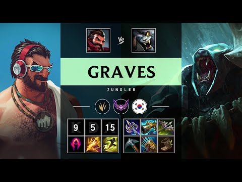 Graves Jungle vs Rengar - KR Master Patch 25.18