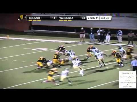 Colquitt County LB John Gray Slams the Ball Carrier to the Ground