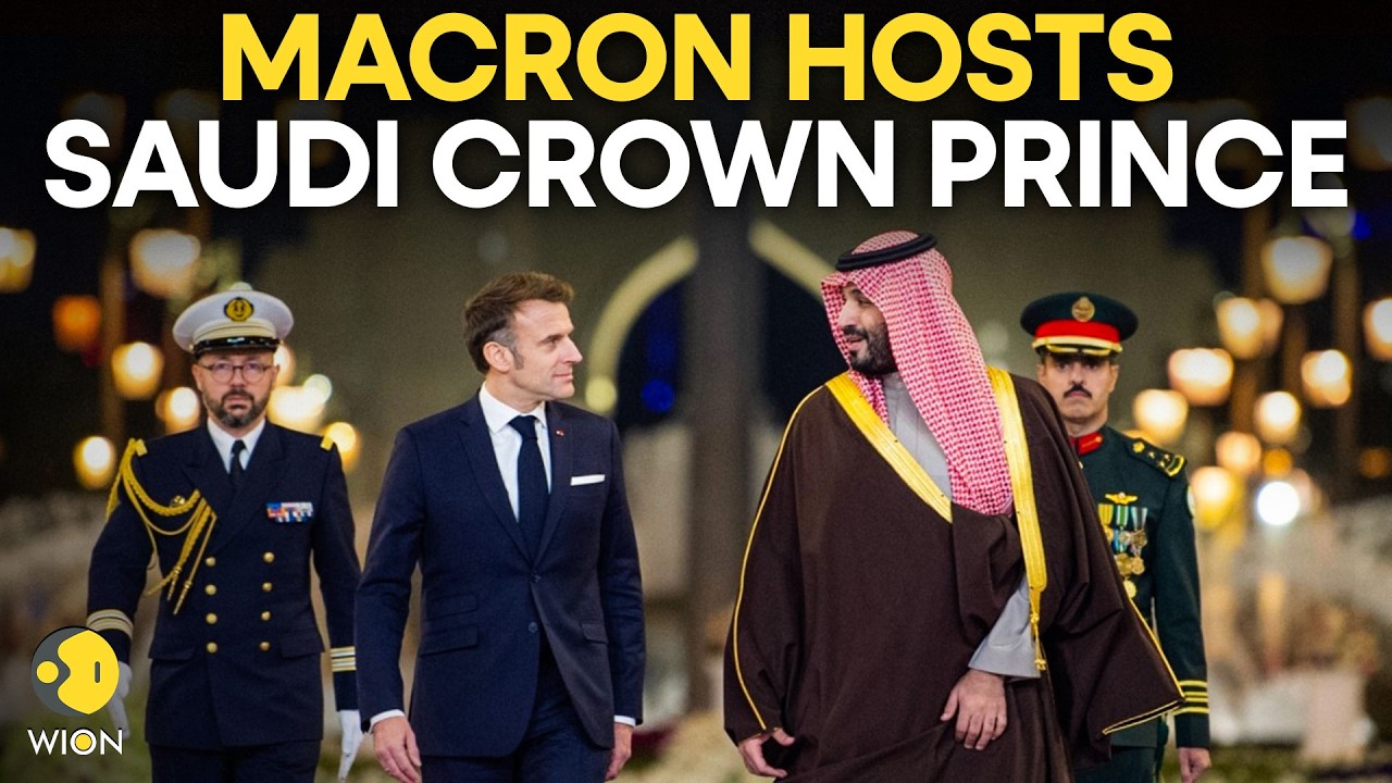 LIVE: French President Emmanuel Macron Meets Saudi Crown Prince in Paris | WION Live