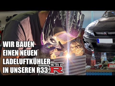 TJ-IMPORTS // NEUER LADELUFTKÜHLER FÜR UNSEREN R33 GTR