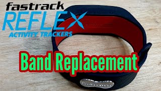 How To Replace or Change Fastrack  Reflex Band SWD90059PP01 | Reflex Strap Replacement Tutorial