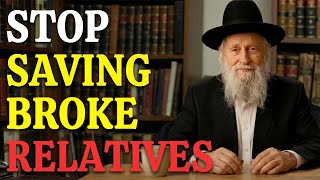 Billionaire Rabbi Warns: "Stop Helping Your Poor Relatives!" (The Law of Mazal Drowning)