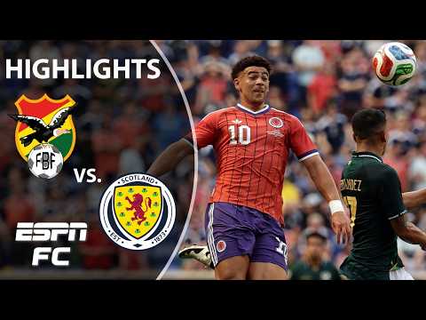 Bolivia 0-4 Scotland