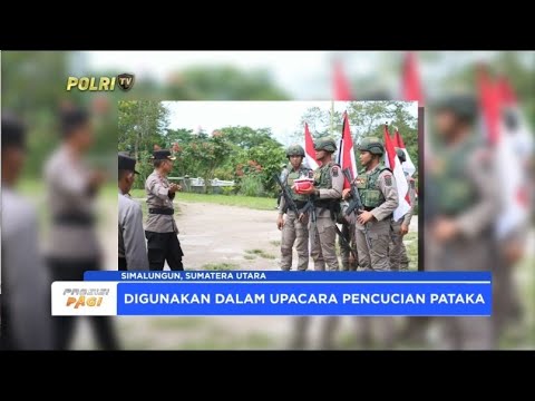 PENGAMBILAN AIR SUCI HARI BHAYANGKARA POLDA SUMUT DI SIMALUNGUN