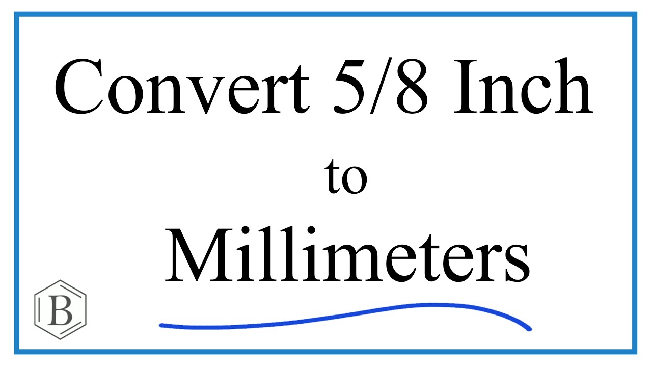 How thick is 8 millimeters in inches?