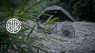 【キャンプ】#27 黒い無骨キャンプギアで部屋二つで設営したら最高しかありませんでした。焚き火、ブラックキャンプ