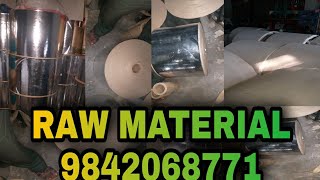 Paper plate Raw material