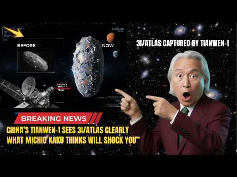 China’s Tianwen-1 Captures 3I/ATLAS Clearly — Michio Kaku Explains the Shocking Discovery