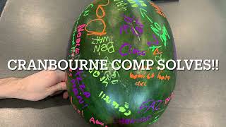 cranbourne clock solves!! 4.92 single 6.01 average