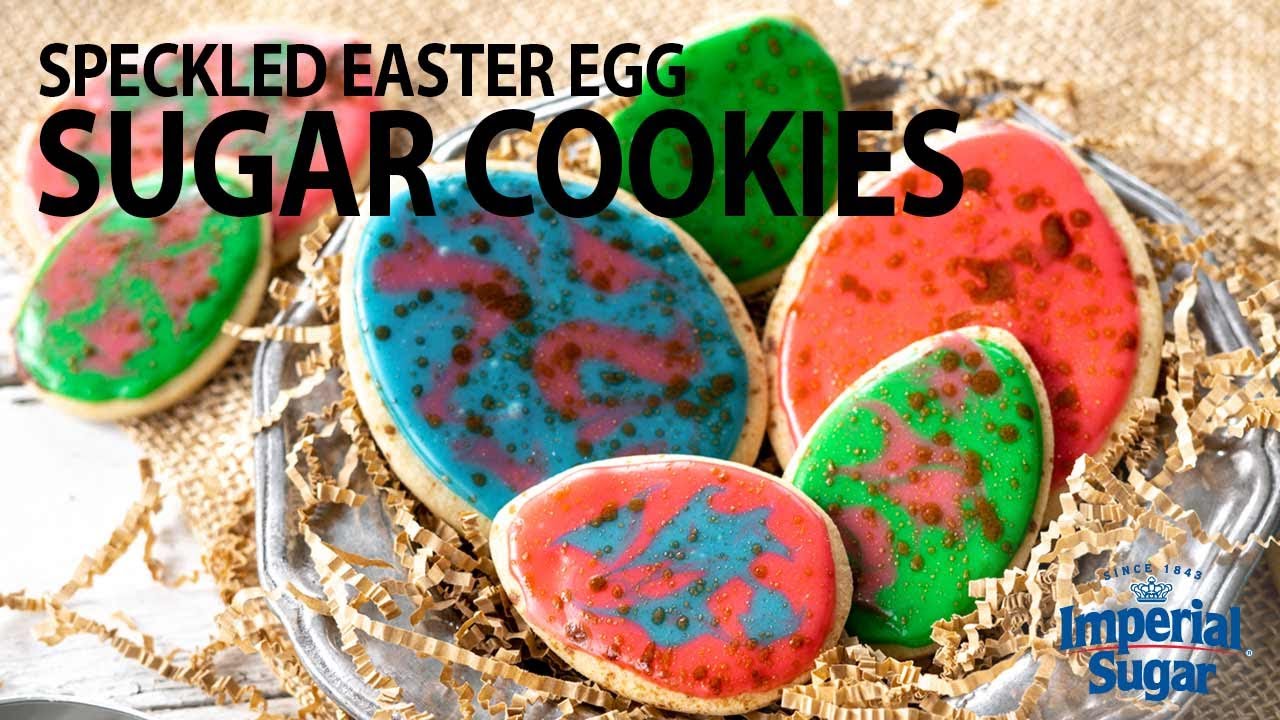How to Make Speckled Egg Sugar Cookies for Easter