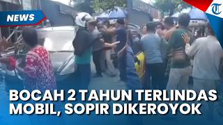 Kecelakaan Bocah Terlindas Mobil di Tallo Makassar, Sopir Dihajar Massa dan Korban Luka Serius