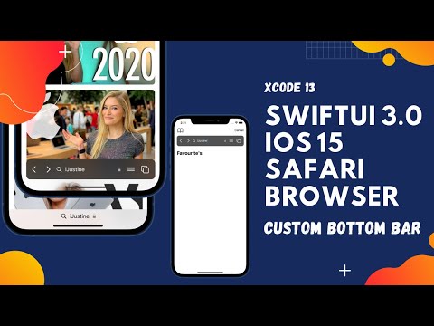 SwiftUI 3.0 - iOS 15 Safari Browser - Custom Tab Bar - Complex Animation’s - WWDC 2021 - Xcode 13