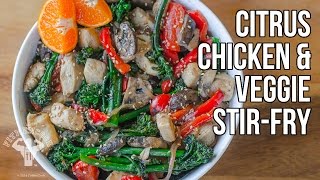Need variety? Make Healthy Chicken & Veggie Stir-fry! / Pollo Saltado con Verduras Mixtas