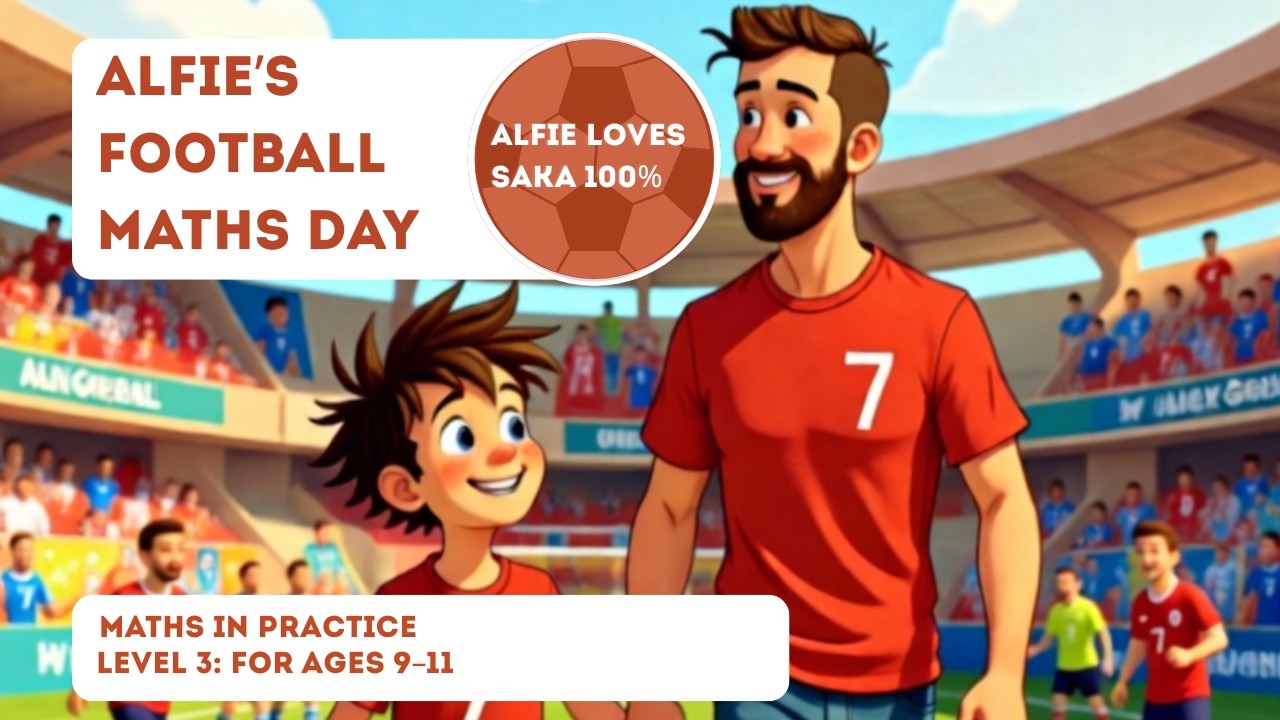 Read Aloud Football Maths Storybook, Saka, Henry, and Match Day Maths