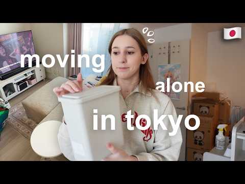 Moving Alone in Tokyo & Updated Apartment Tour! (but things keep going wrong lol) | vlog pt 2