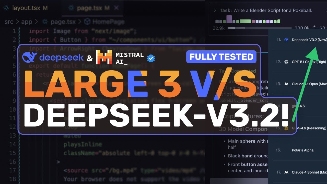 Deepseek V3.2 (Speciale) & Mistral Large 3 (Fully Tested): The OGs of Open Models are BACK!