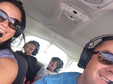 First family flight. Cessna 172 from Grand Central (FAGC) over Hartebeespoort dam. ZS-SS