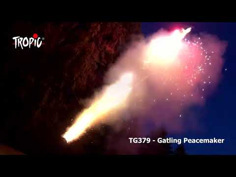 TG379 Gatling Peacemaker - TROPIC Fireworks, Fajerwerki, Feuerwerk, Vuurwerk, Feu d'artifice