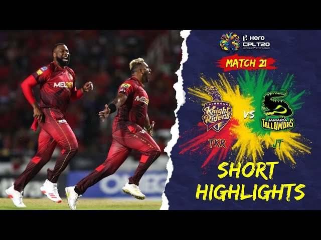 Match Highlights | Trinbago Knight Riders vs Jamaica Tallawahs – Match Highlights